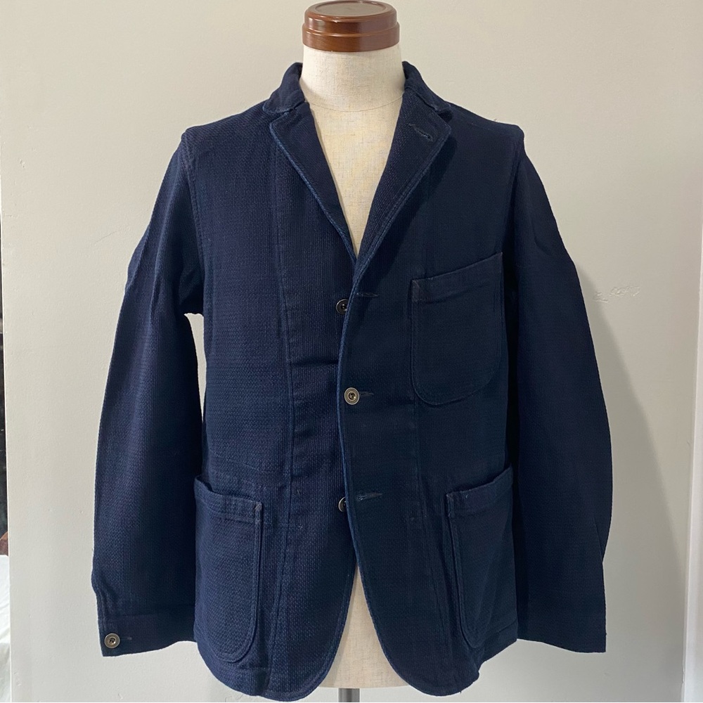 Journal Standard J.S. Homestead men's navy indigo blazer/jacket, JP S = US XS